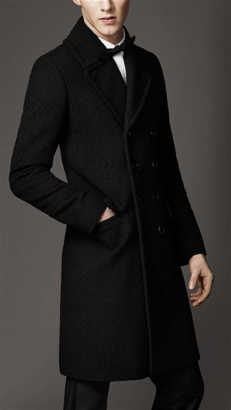 mens burberry gilet|burberry men's wool overcoat.